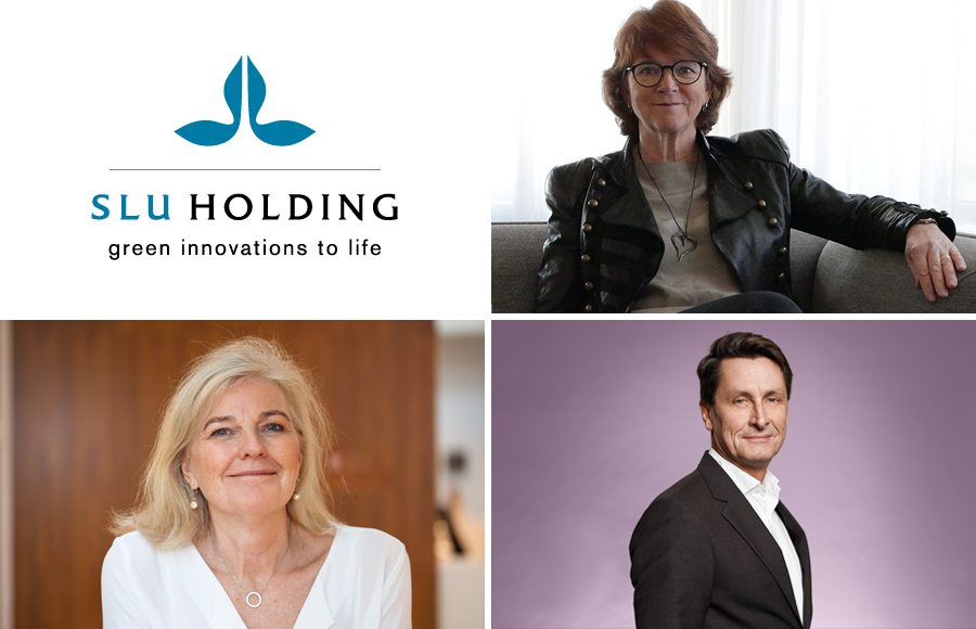 Christina Kusoffsky Hillesöy, Göran Lundwall och Birgitta Wikmark Carlsson – nya styrelseledamöter i SLU Holding 